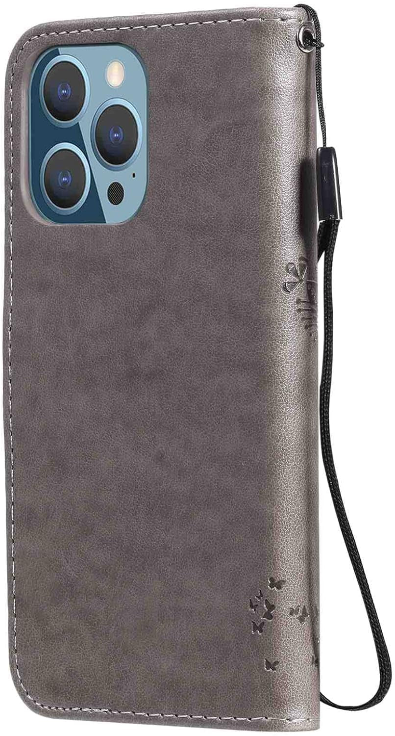 Fansipro Phone Cover Wallet Folio Case for LG G7 THINQ, Premium PU Leather Slim Fit Cover for G7 THINQ, 2 Card Slots, Exactly Fit, Gray  Fansipro   