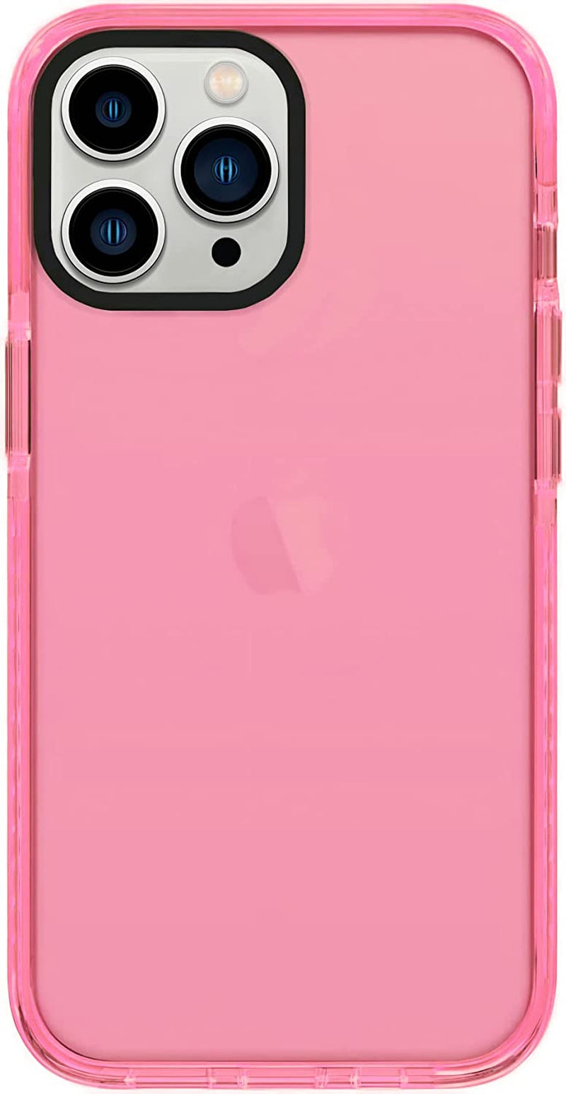Neon Clear Iphone 14 Pro Max Case, Vibrant 80S Design, Camera Protector, Soft Silicone Shockproof - 6.7Inch  Simapu   