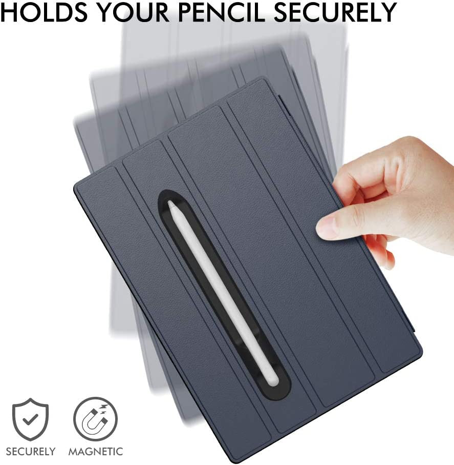 Ahastyle Removable Ipencil Holder [Magnetic Attach] Strong Adhesive Holder Sticker Silicone for Apple Pencil 1St & 2Nd Generation (Black)  AHASTYLE   