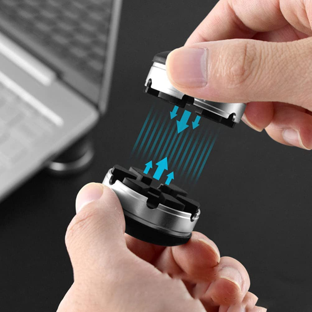 OSALADI 2Pcs Laptop Cooling Pad Laptop Stand Small Invisible Cooler Ball Portable Magnetic Foot Heat for Laptop Computer  OSALADI   