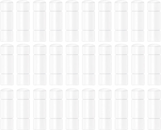 ONLYKXY 30Pcs Plastic Male Protector Cap Port Cover Anti-Dust Plugs for round DC 3.5MM USB Dust Stopper (White, DC 3.5MM)  ONLYKXY   