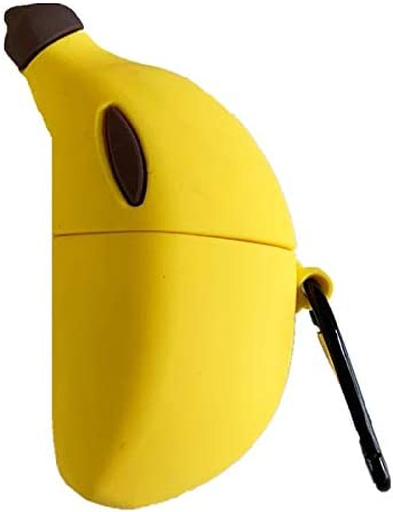 ZOSTLAND Wireless Earphone Case, Adorable Mouse Thick Soft Portable Keychain Finger Ring Protective Silicone Skin Cover Case Compatible with Apple Airpods Case 2&1 (Airpods 1/2,Mouse)  ZOEAST Banana  