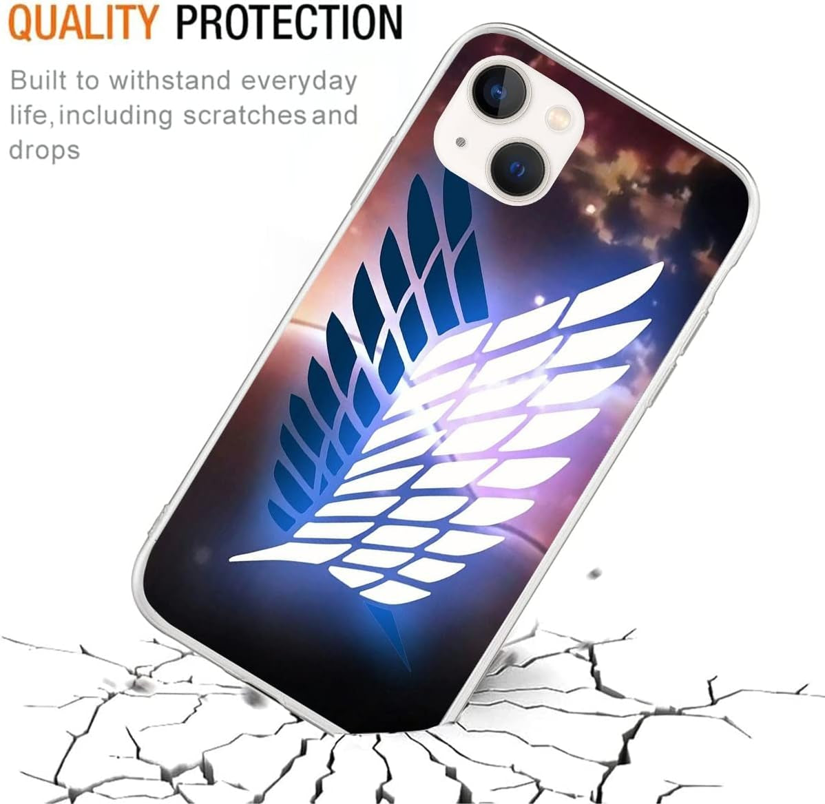 Compatible with LG G8 | LG G8 Thinq Case Attack on AOT Anime Titan 247 Soft TPU Rubber Protection Cover Clear  Tongstar   