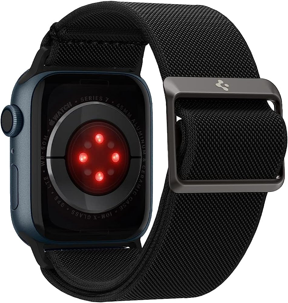Spigen Lite Fit Band Designed for Apple Watch Band for Apple Watch Ultra (49Mm), Series 8/7 (45Mm), Series SE2/6/SE/5/4 (44Mm) and Series 3/2/1 (42Mm) Nylon Solo Loop  Spigen   