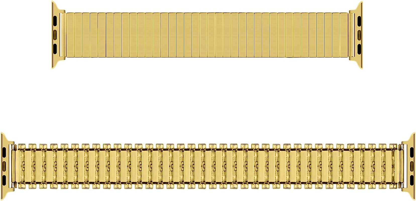 YOUKEX Stretchable Stainless Bands Compatible with for Apple Watch 7 Band 41Mm 45Mm 42Mm 38Mm 40Mm 44Mm,Stainless Steel Stretch Watch Band Metal Expansion in Brushed, Compatible with Iwatch Series 6/5/4/3/2/1 SE  YOUKEX   