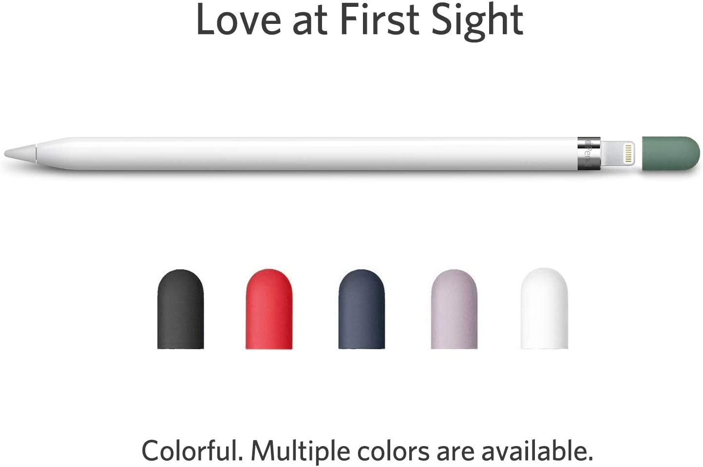 Cobak Replacement Cap for Apple Pencil - Silicone Protective Cap Cover for Apple Pencil 1St Generation (6 Pack)  CoBak   