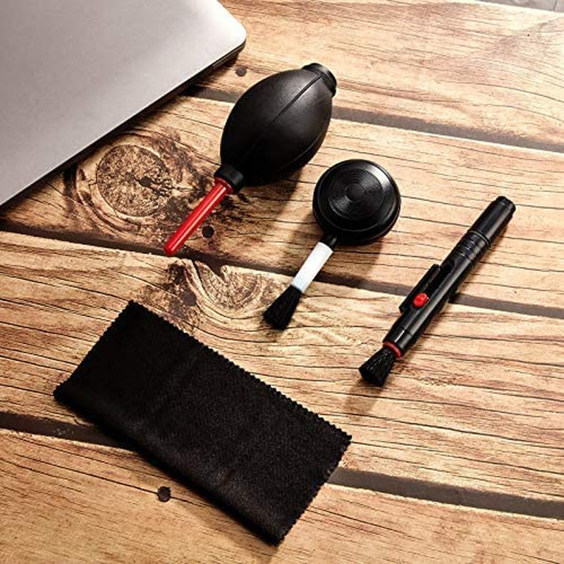 Camera Cleaning Kit with Camera Cleaning Pen Brush, Air Blaster Blower and Lens Brush Blower Brush Dust Cleaner for Lens, Camera, SLR, Telescope, Magnifying Glass, Phone  Patelai   
