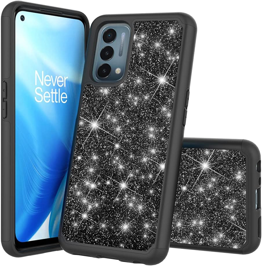 For Oneplus Nord N200 5G Case, NB Bling Phone Case Cover (Green, Oneplus Nord N200 5G)  PAPZINA Black Oneplus Nord N200 5G 