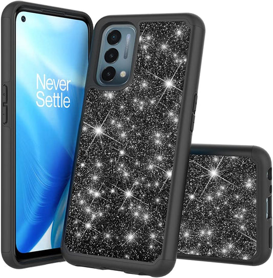 For Oneplus Nord N200 5G Case, NB Bling Phone Case Cover (Black, Oneplus Nord N200 5G)  PAPZINA   