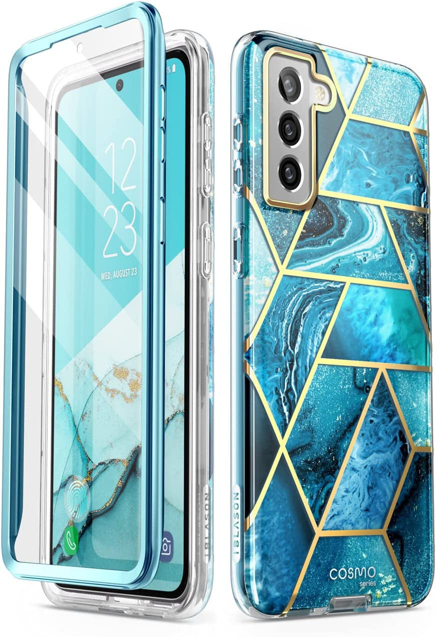 I-Blason Cosmo Protective Case for 6.1-Inch Samsung Galaxy S22 5G (2022), Marble Purple  i-Blason Blue  