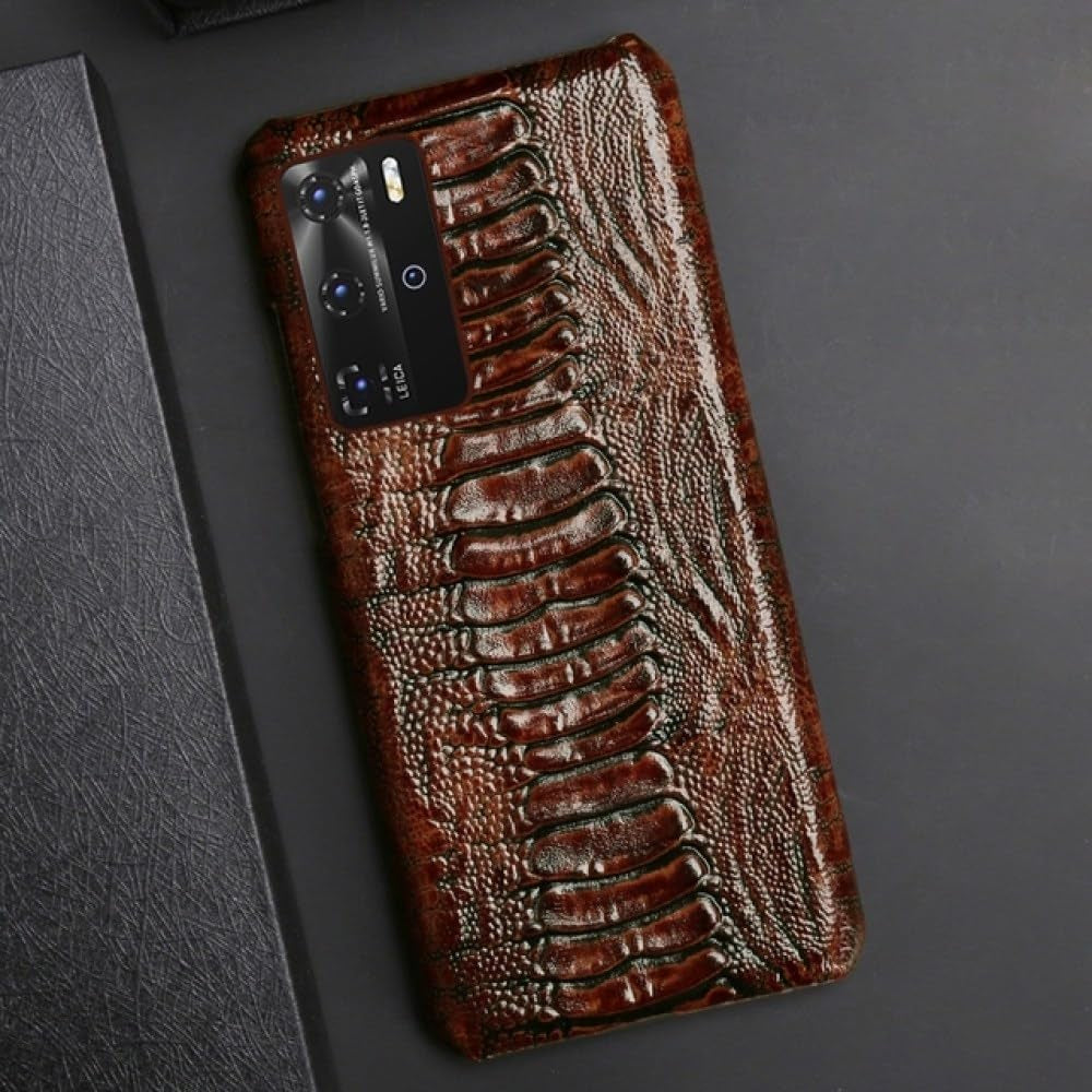 YOGISU for Huawei P40 Pro Lite P30 Mate 30 for Honor 30I V30 30S Nova 5T Case Texture Shockproof Hard Cover,Red,For Huawei P30  YOGISU Brown For Honor 30I 