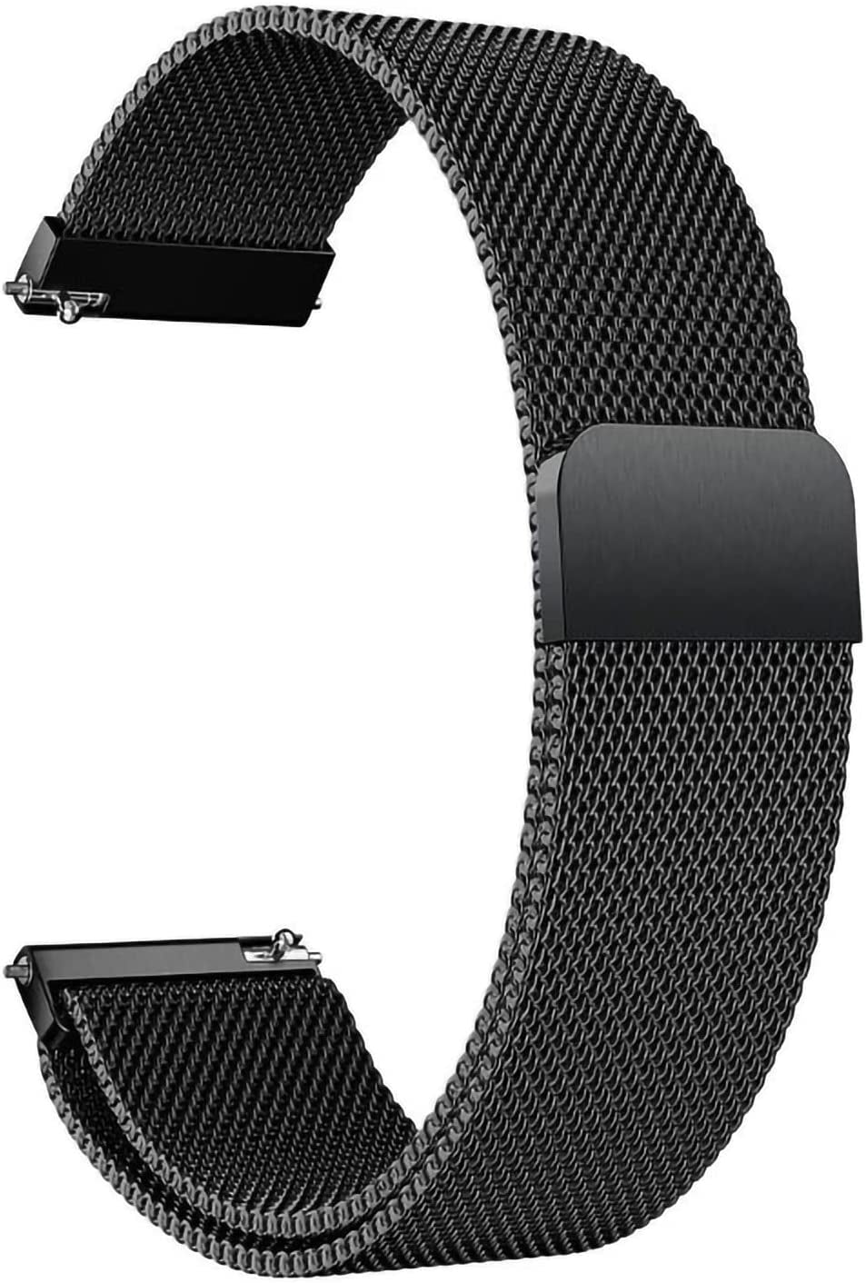 Compatible with Galaxy Watch 3 45Mm/Samsung Galaxy Watch 46Mm/Gear S3 Frontier/Classic Band, 22Mm Stainless Steel Strap Replacement for Samsung Galaxy Watch 46Mm Smartwatch (Colorful)  Morsey Black 22mm 