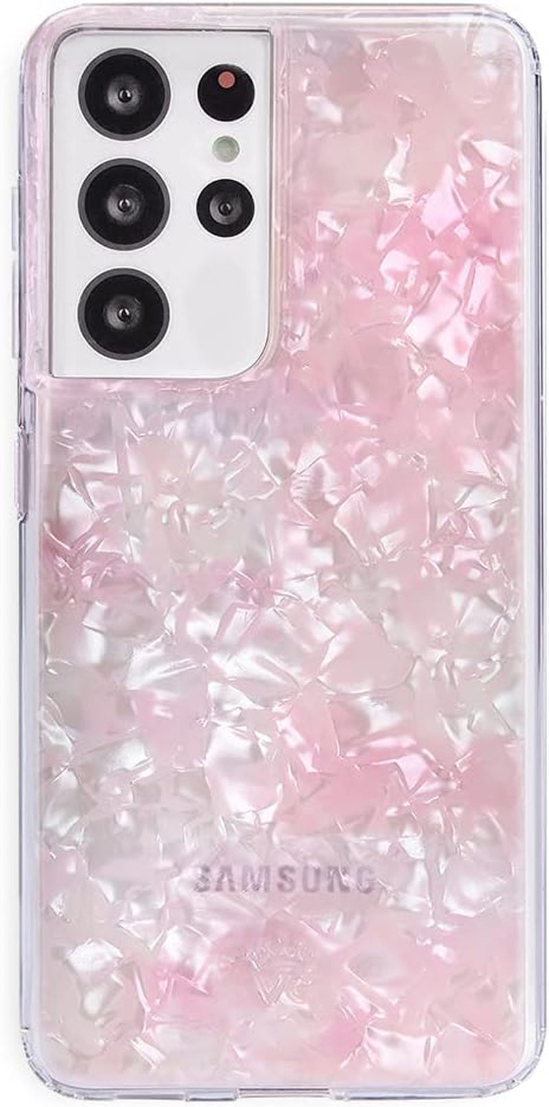 Velvet Caviar Compatible with Samsung Galaxy S21 Ultra Case [8Ft Drop Tested] W/Microfiber Lining - Cute Protective Phone Cases (Geometric Marble)  Velvet Caviar Pink Rose Quartz  