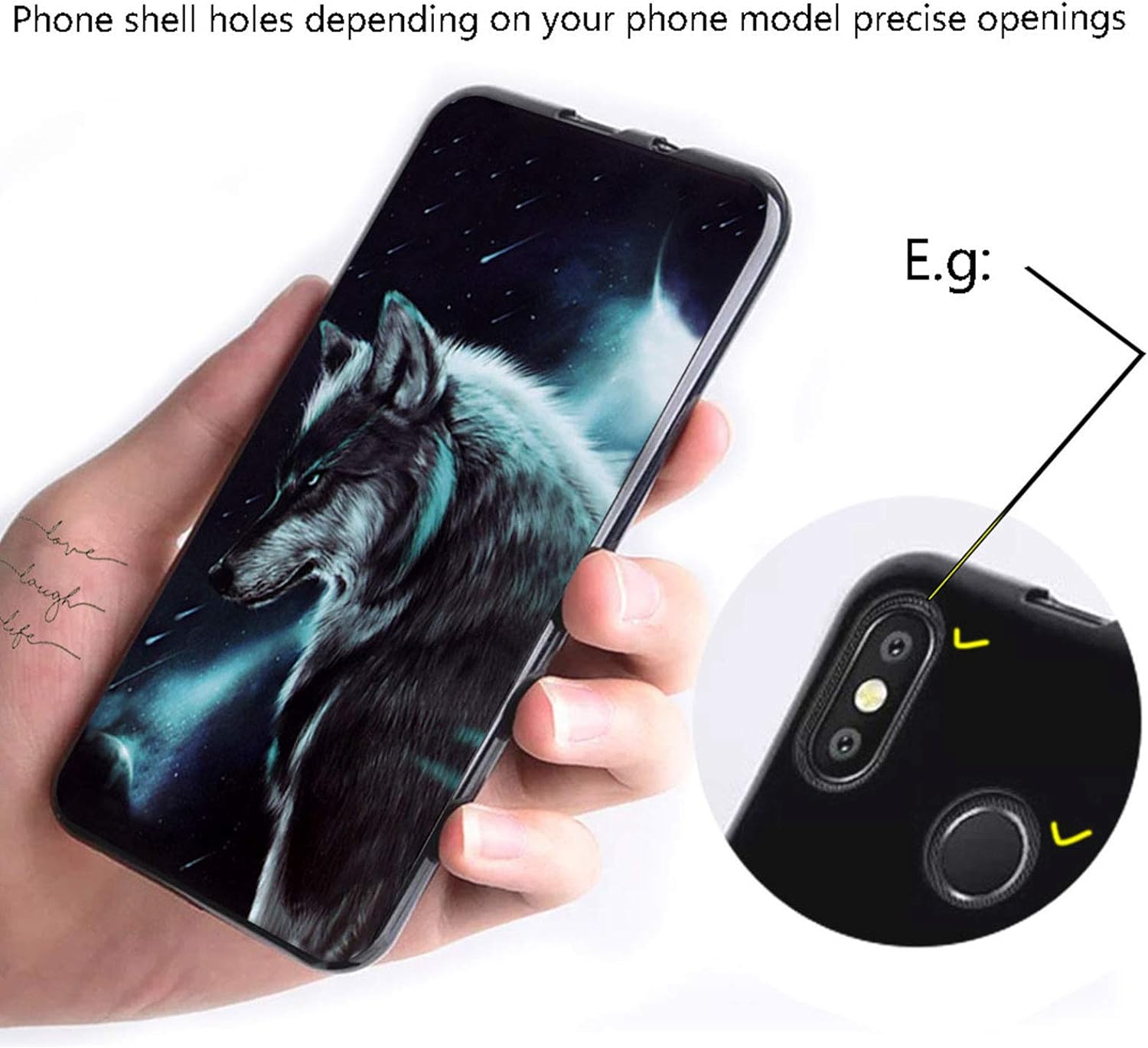 AQGG for Oneplus Nord N200 5G [6.49"] Case, Soft Silicone Bumper Shell Black Flexible Rubber Phone Protective Cases TPU Cover for Oneplus Nord N200 5G -WMA16  AQGG   