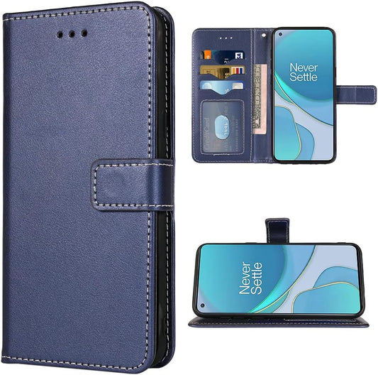 FDCWTSH Compatible with Oneplus 8T Oneplus8T plus 5G Wallet Case Wrist Strap Lanyard Flip Cover Card Holder Cell Phone Cases for One Plus8T on 1 plus 8Tplus 1Plus 8T+ One+ 1+ 1+8T Pro G5 Blue  FDCWTSH Blue  