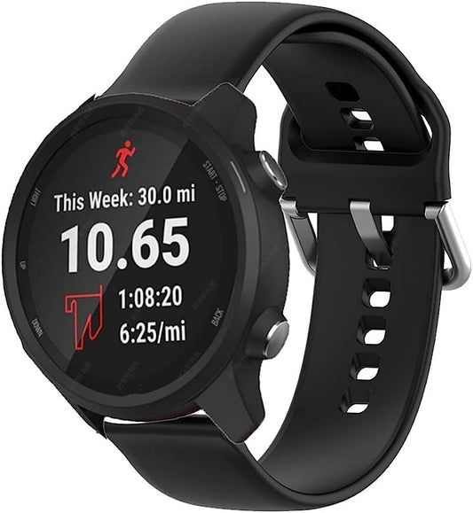 BCMCBV 10Colors Strap for Garmin Vivoactive 3 Forerunner 245 Smart Watch Strap Silicone Replacement Sport Band Bracelet for Garmin Venu  BCMCBV   