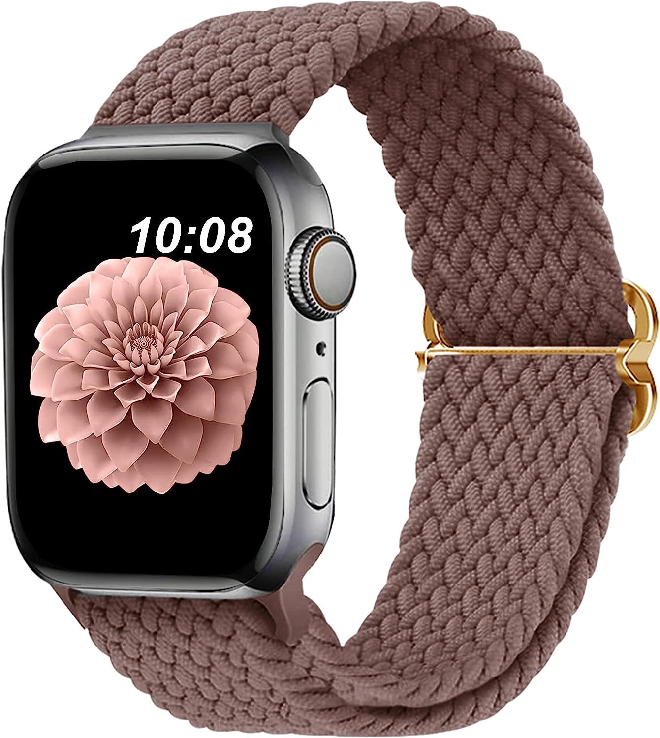 Braided Bands Compatible with Apple Watch Band 38Mm 40Mm 41Mm 42Mm 44Mm 45Mm 49Mm for Women Men,Stretchy Braided Solo Loop Apple Watch Band for Iwatch Series 8 7 6 5 4 3 2 1 Ultra SE  DOBSTFY Purple Smoke 38mm40mm41mm 