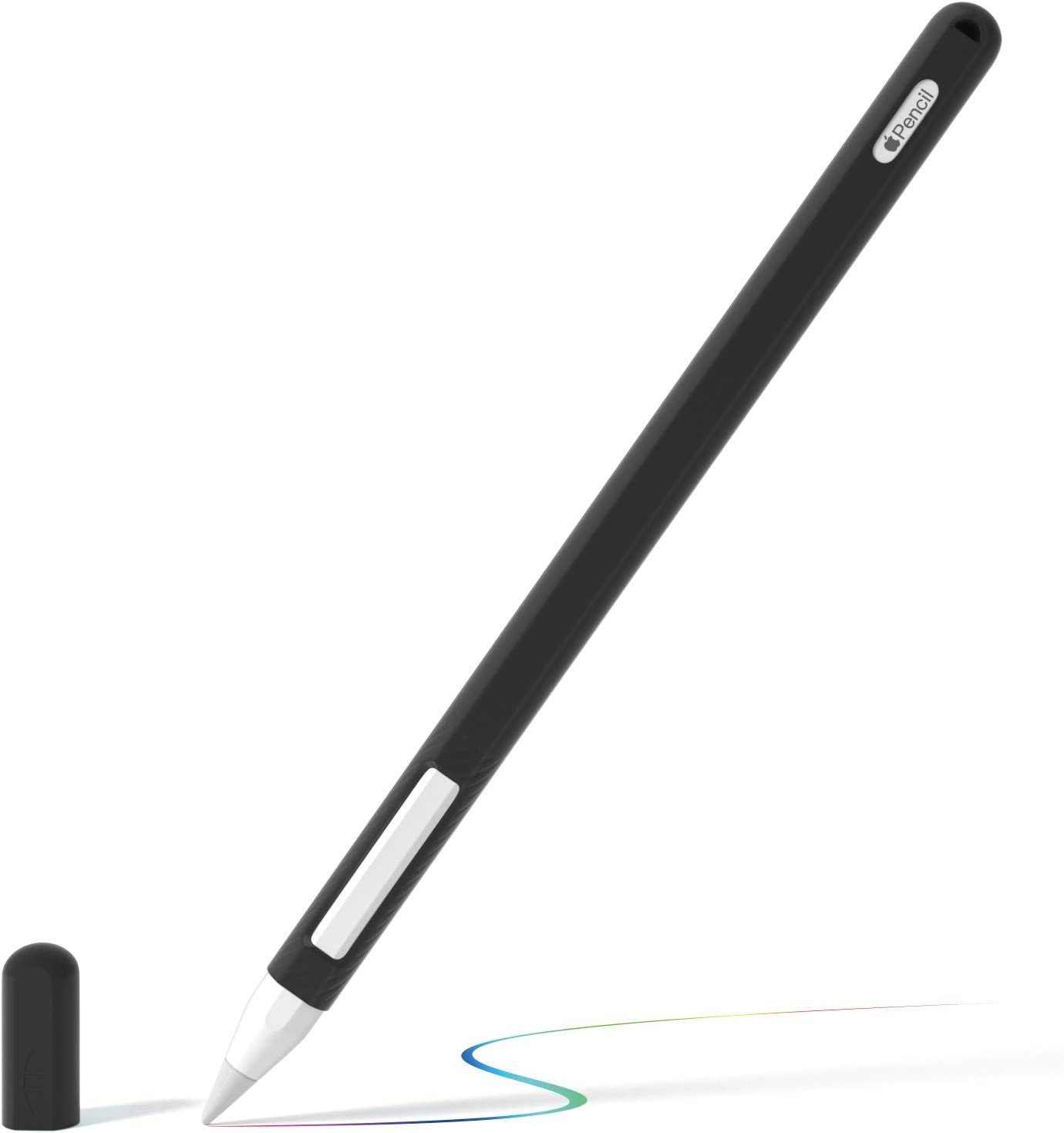 TICARVE Case for Apple Pencil Holder for Apple Pencil Sleeve for Apple Pencil 2Nd Generation Case Compatible with Ipad Pro 2018 Magnetic Skin for Apple Pencil 2 Case Pink  TICARVE black  