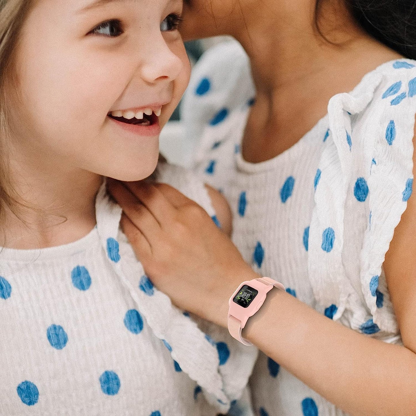 Mosstek Elastic Bands Compatible for Garmin Vivofit Jr 3 Bands for Kids 6+, Soft Stretchy Loop Nylon Bands Compatible for Garminfit Jr. 3 Swim-Friendly Adjustable Replacement Boys Girls, 3 Pack  Mosstek   