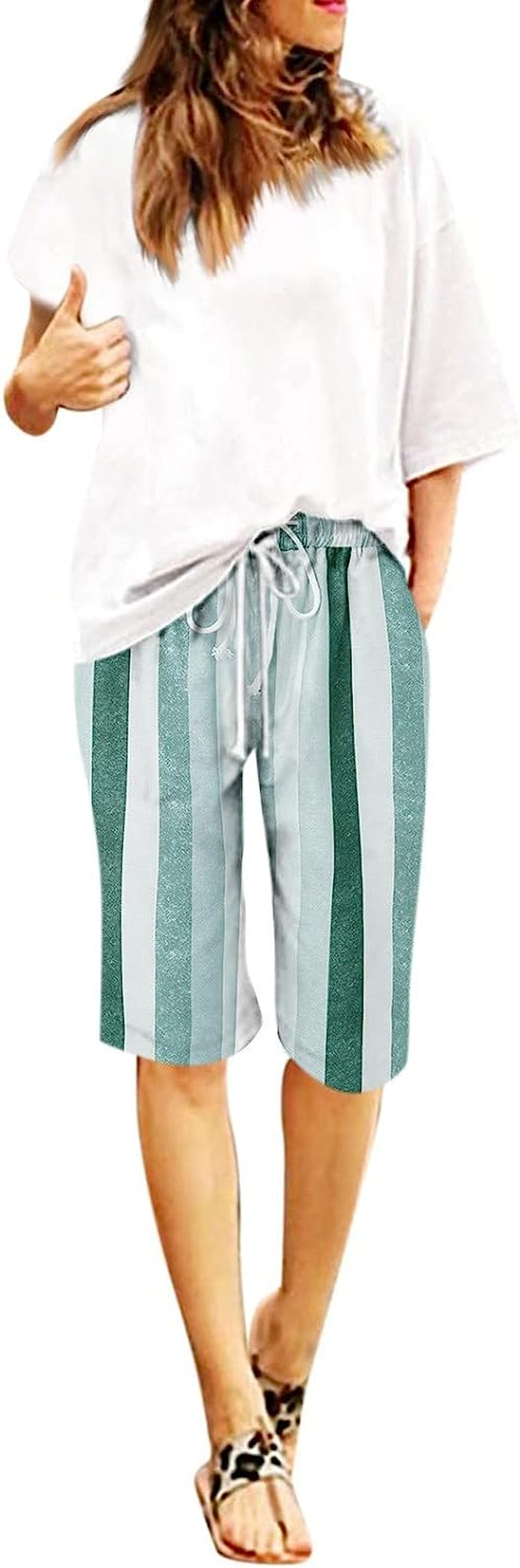 HSSDH Shorts for Women Beach, Women'S Casual Shorts Quick Dry Lightweight Summer Travel Beach Shorts for Women  HSSDH   