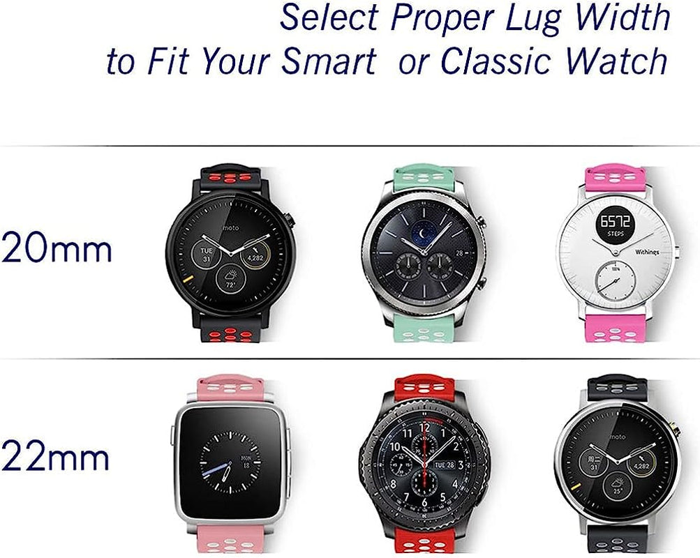 ZEDEVB Watchband for Garmin Venu Vivoactive 3 Garmin Vivoactive 3 Silicone Smart Watch Band for Vivoactive 4S 4 Forerunner 245 Strap  KANUZ   