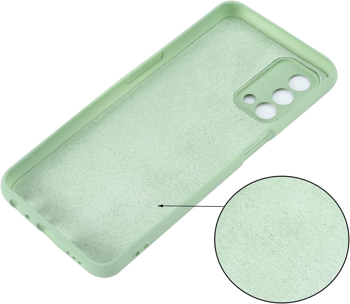 Joie & Joho Compatible with Oneplus Nord N200 5G Case, Ultra Slim Fit Soft Case Silicone Cover with Full Body Bumper Anti-Scratch Shockproof Case for Oneplus Nord N200 5G, Light Green  Joie & Joho   