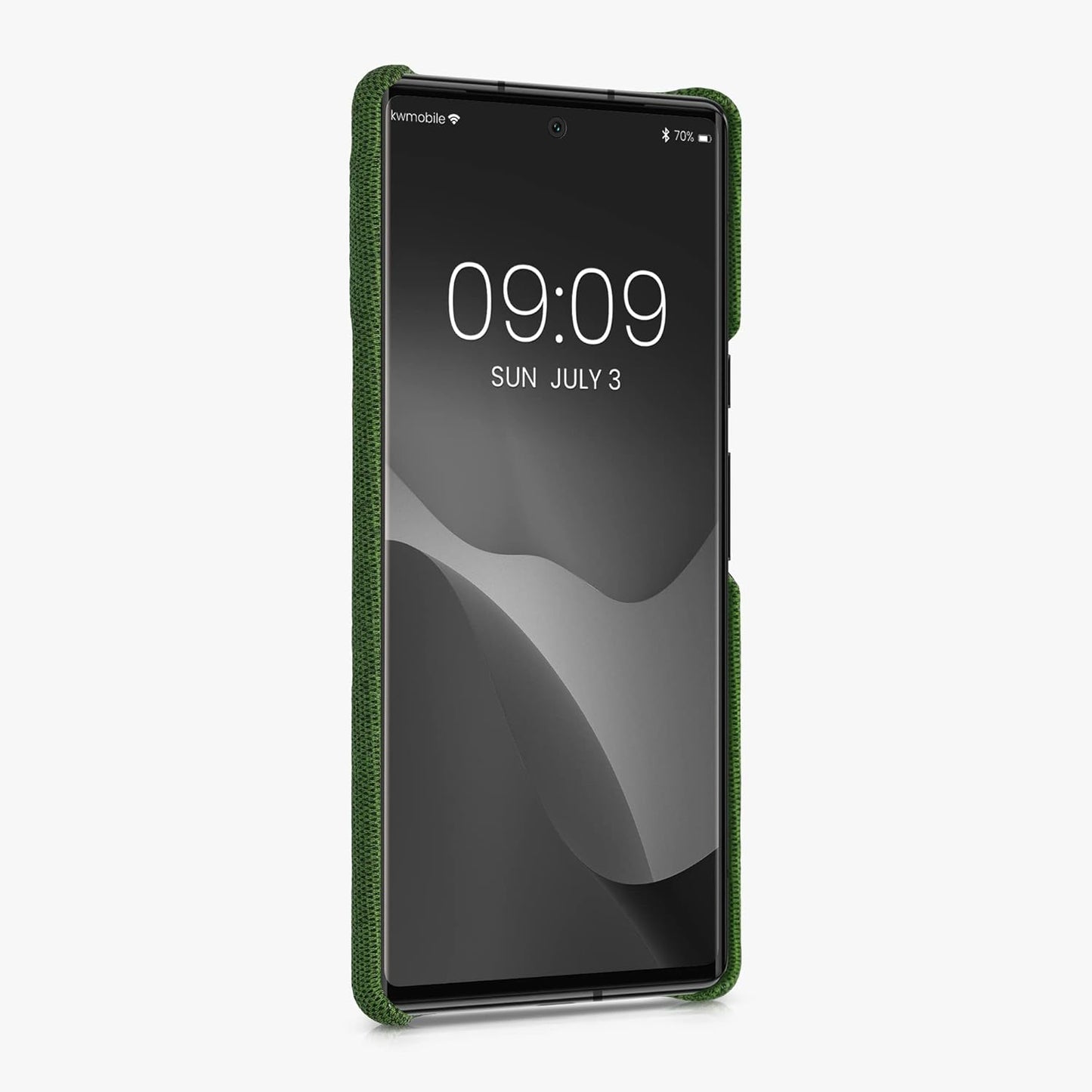 Kwmobile Case Compatible with Google Pixel 6 Pro - Case TPU and Fabric Smartphone Phone Cover in Canvas Green  KW-Commerce   