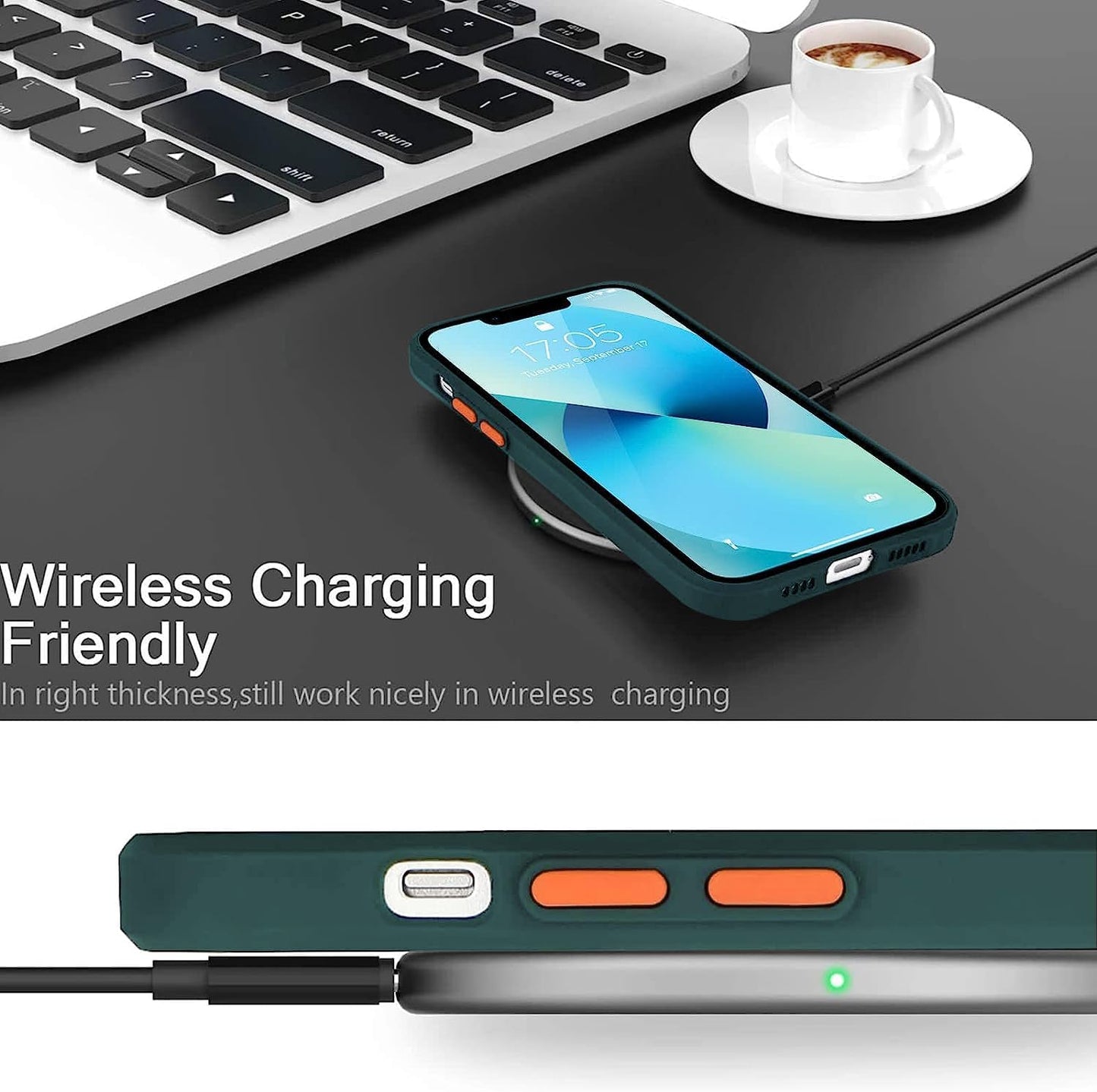 Jancyu Compatible with Oneplus 9 Pro Case Clear, Silicone Oneplus 9 Pro Phone Case Slim Shockproof Four Corner Airbags Drop Slip Protection Cover (Dark Blue)  Jancyu   