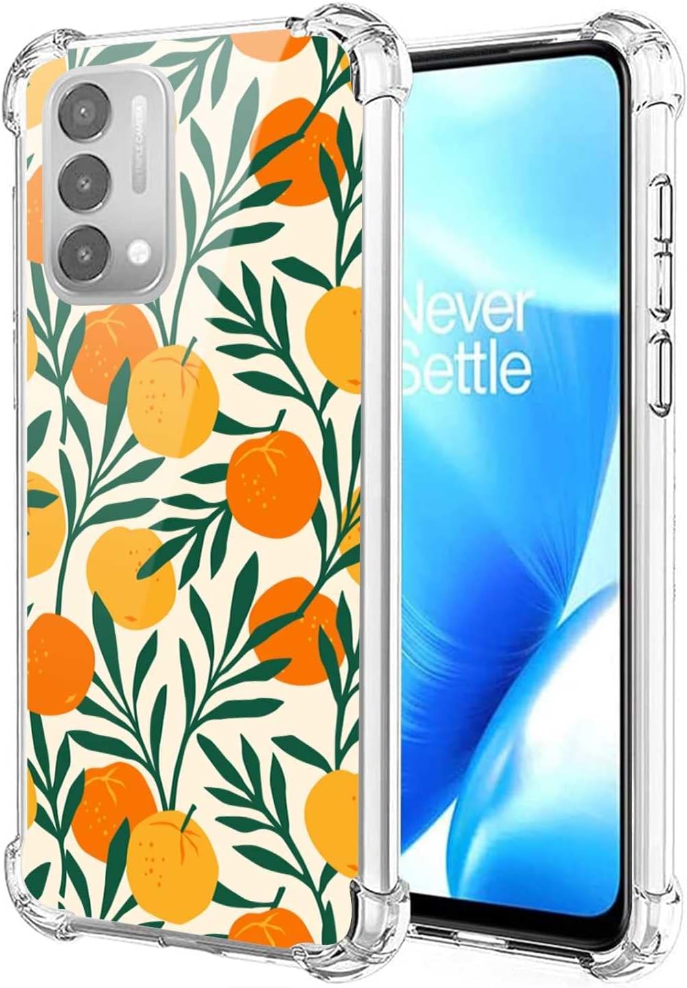 TOSIER Compatible with Oneplus Nord N200 5G/Oppo A93 5G Cat Case, Cute Watercolor Cat Kitten Autumn Leaves Mushroom Pattern for Oneplus Case Girls Boys, Soft TPU Case for Oneplus  TOSIER Modern Abstract Boho Oneplus Nord N200 5G 