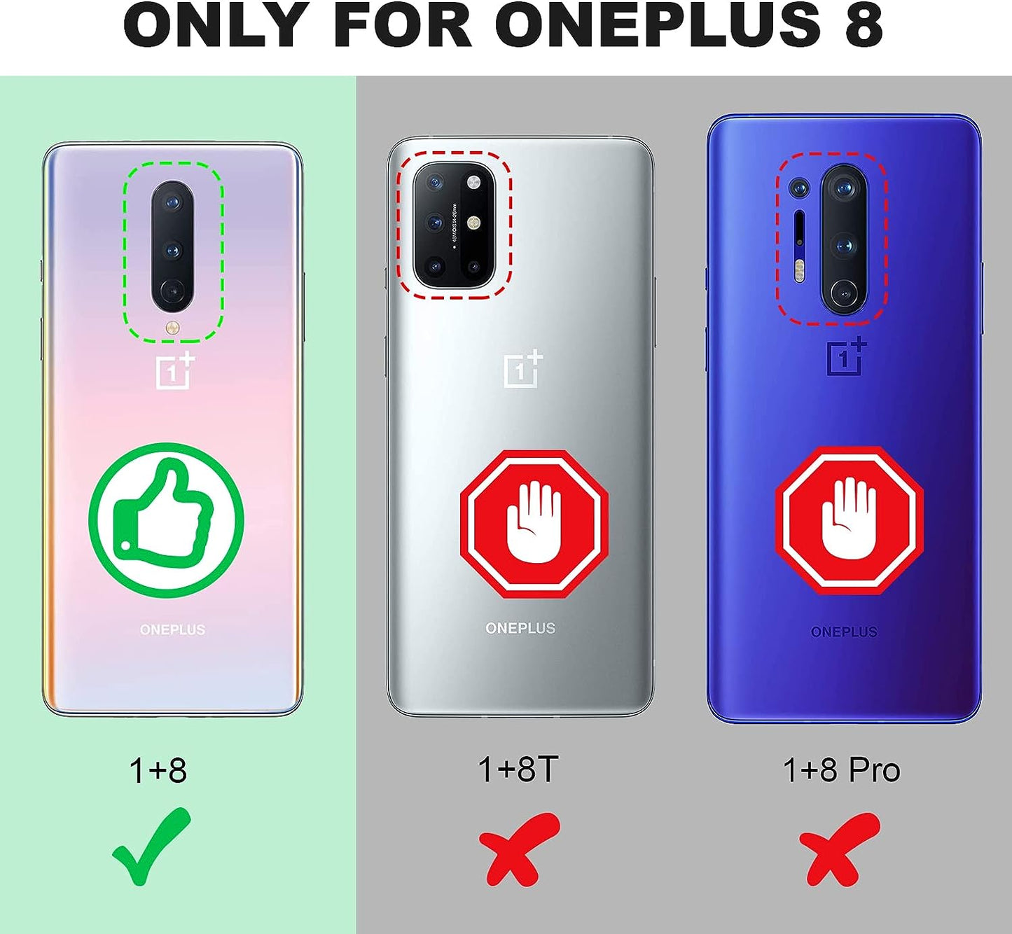 Shields up Oneplus 8 Case, 1+8 Case with Kickstand, | 10Ft. Drop Tested | Carbon Case | Ultra Slim | Lightweight | Scratch Resistant | Shockproof Rugged Protective Cover for Oneplus 8 -Black  Shields Up inc   