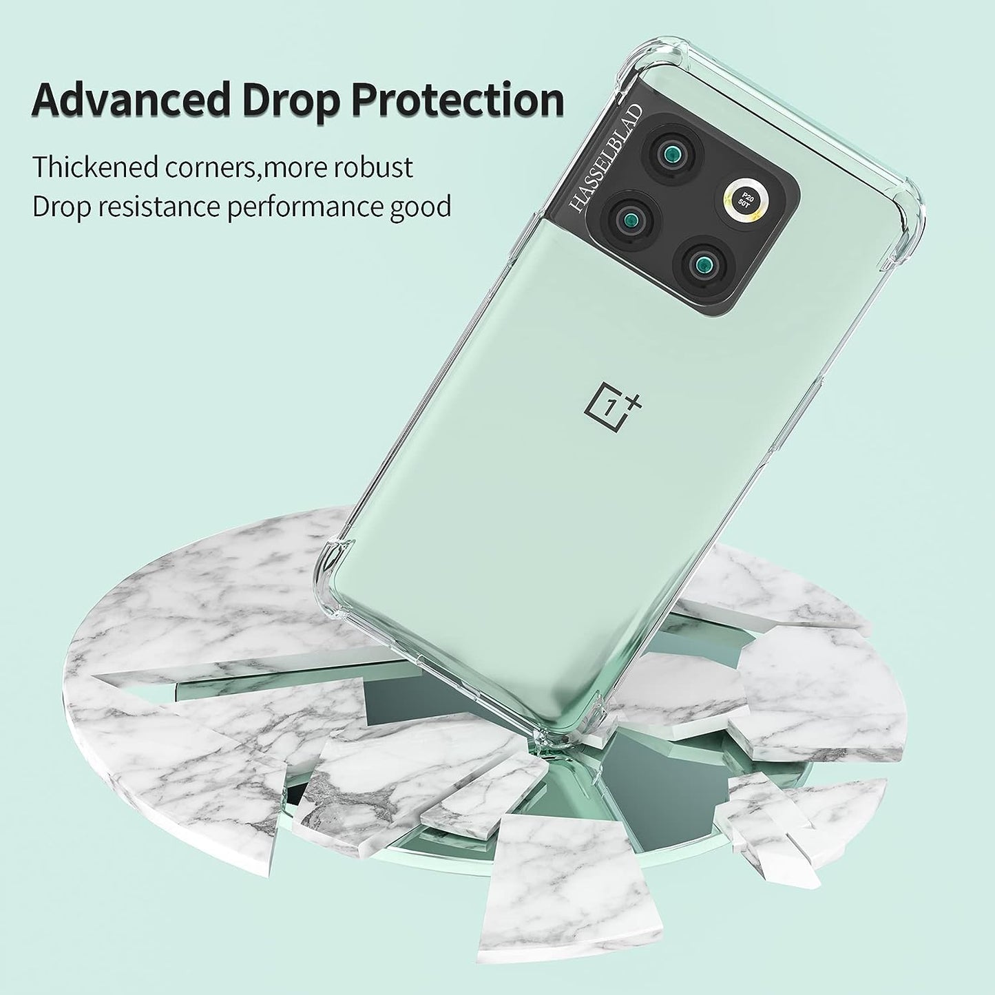 Foluu for Oneplus 10T Case, for Oneplus 10T 5G Phone Case Clear, Scratch Resistant Reinforced Corners TPU Rubber Soft Skin Silicone Protective Case Cover for Oneplus 10T 2022 (Crystal Clear)  Foluu   