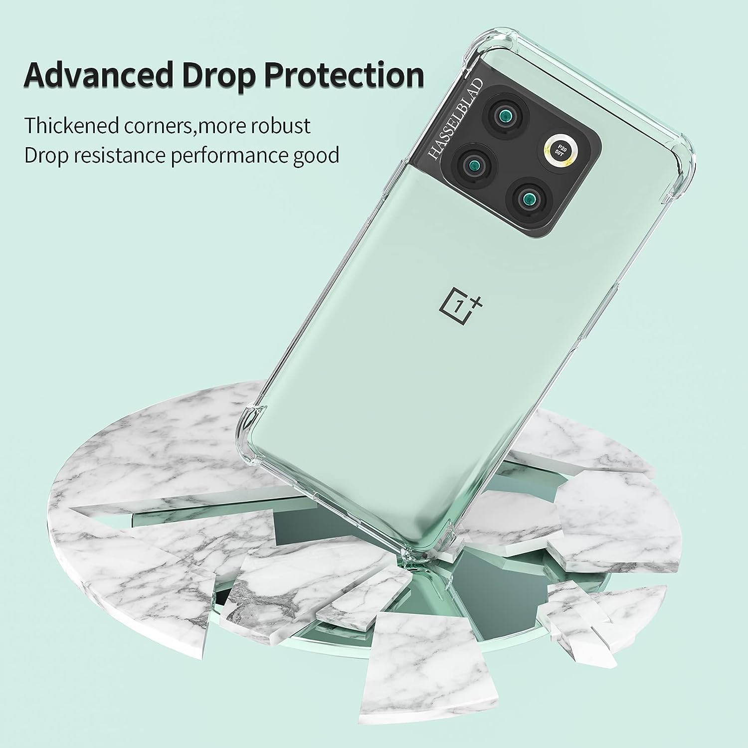 Foluu for Oneplus 10T Case, for Oneplus 10T 5G Phone Case Clear, Scratch Resistant Reinforced Corners TPU Rubber Soft Skin Silicone Protective Case Cover for Oneplus 10T 2022 (Crystal Clear)  Foluu   