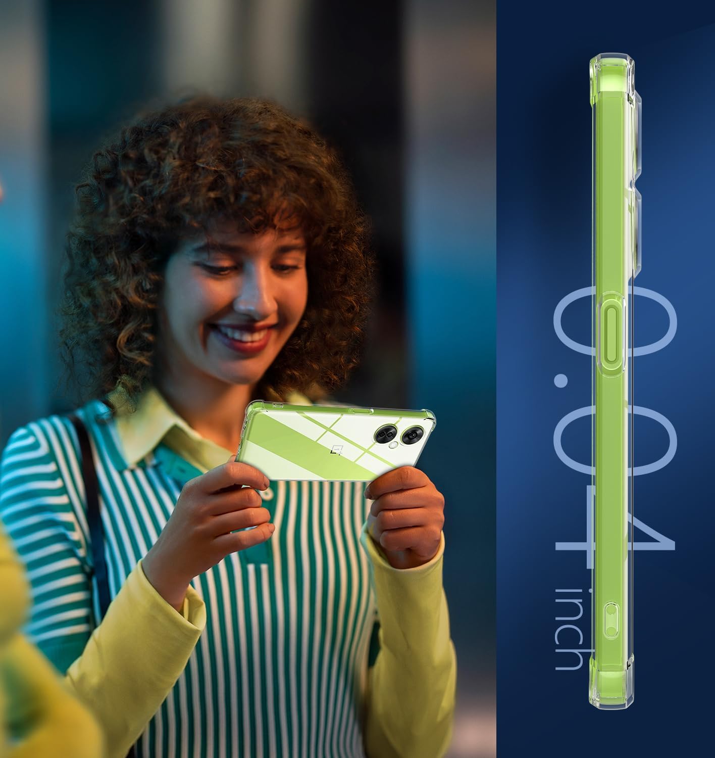 For Oneplus Nord N30 5G Case, Nord N30 5G Case[With Screen Protector] Transparent Military Grade Shockproof 360 Silicone Protection Cover Phone Case for Oneplus Nord N30/ Nord CE 3 Lite 5G Clear  Hensinple   