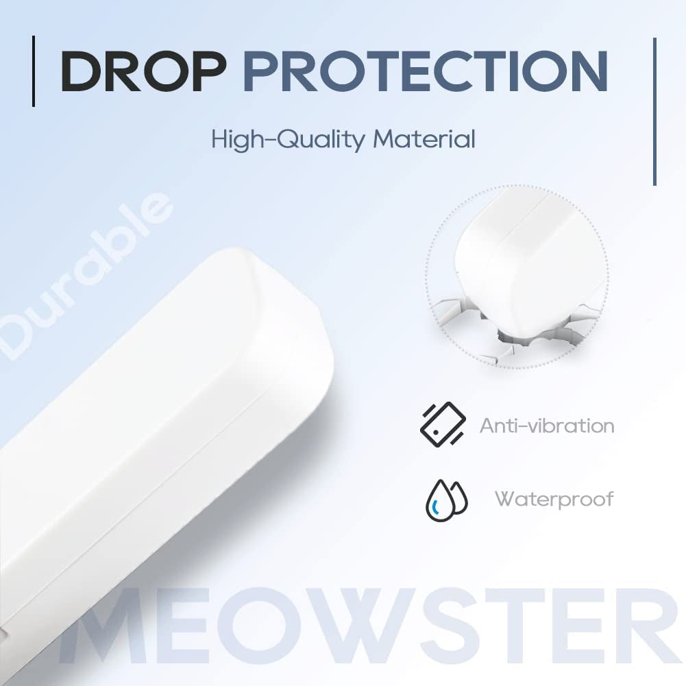 Carrying Case for Apple Pencil 2Nd Gen and 1St Generation - Storage Box with Lid for Apple Pencil - Pen Protective Case for Ipad Pencil - Holder Accessories - Shock-Absorption (Purple)  Meowster   