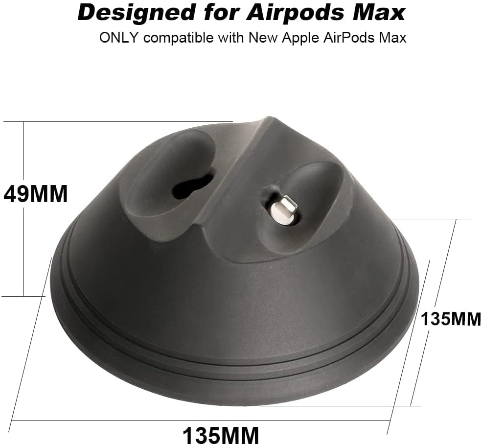 Headphone Stand for Airpods Max,Magnetic Charging Headphone Stand Headset Holder Station Charging Shelf Base Charger Dock Headset Designed for Airpods Max  DISXKAER   