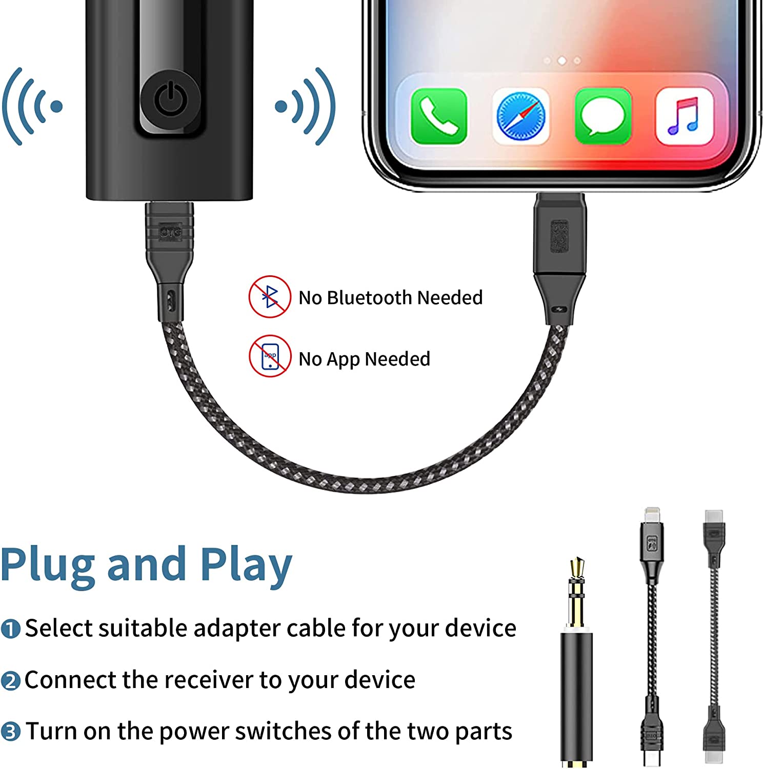 Wireless Lavalier Microphone for Iphone, Android Phone, Wireless Tie Lapel Microphone, Tie Microphone, Ultra Low Latency, Lapel Noise Canceling Microphone, for Interviewing Video Podcast, Tiktok Vlog  XZMSST   