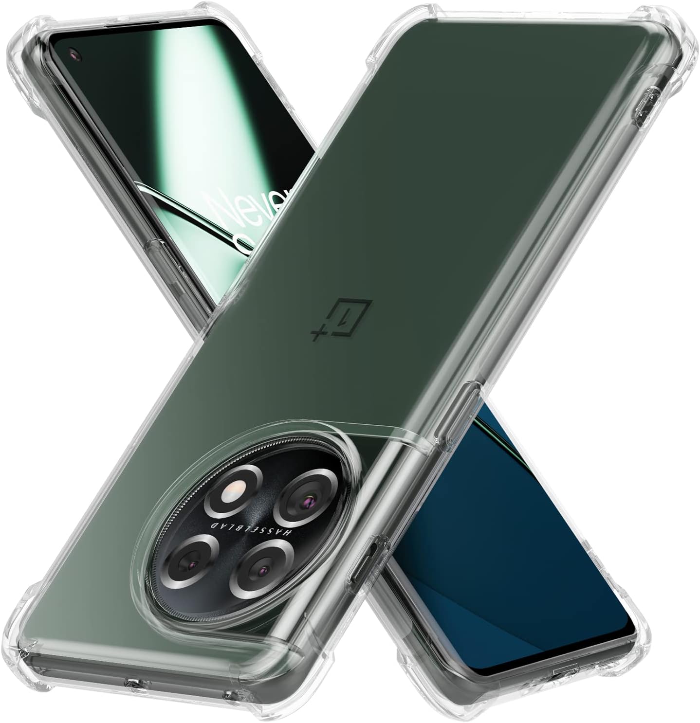 Foluu for Oneplus 10T Case, for Oneplus 10T 5G Phone Case Clear, Scratch Resistant Reinforced Corners TPU Rubber Soft Skin Silicone Protective Case Cover for Oneplus 10T 2022 (Crystal Clear)  Foluu Oneplus 11 2023-Clear Oneplus 11 2023 