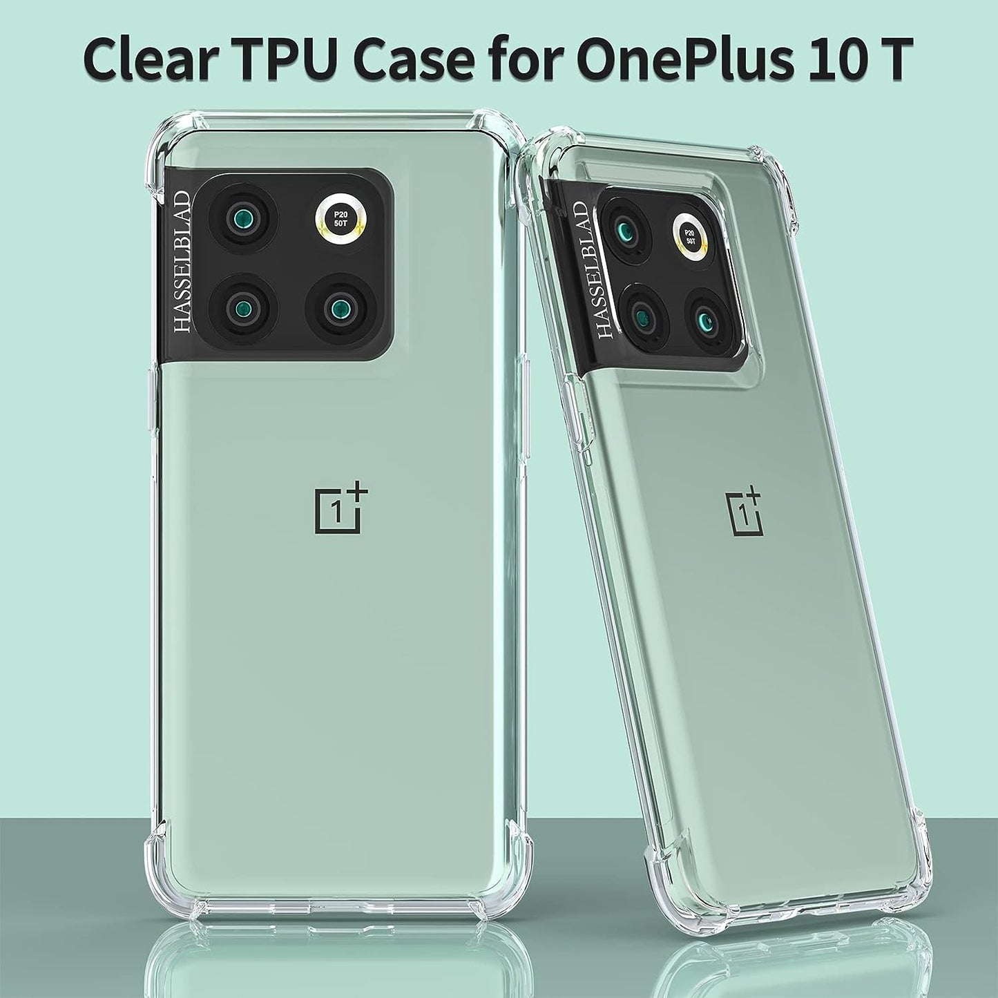 Foluu for Oneplus 10T Case, for Oneplus 10T 5G Phone Case Clear, Scratch Resistant Reinforced Corners TPU Rubber Soft Skin Silicone Protective Case Cover for Oneplus 10T 2022 (Crystal Clear)  Foluu   