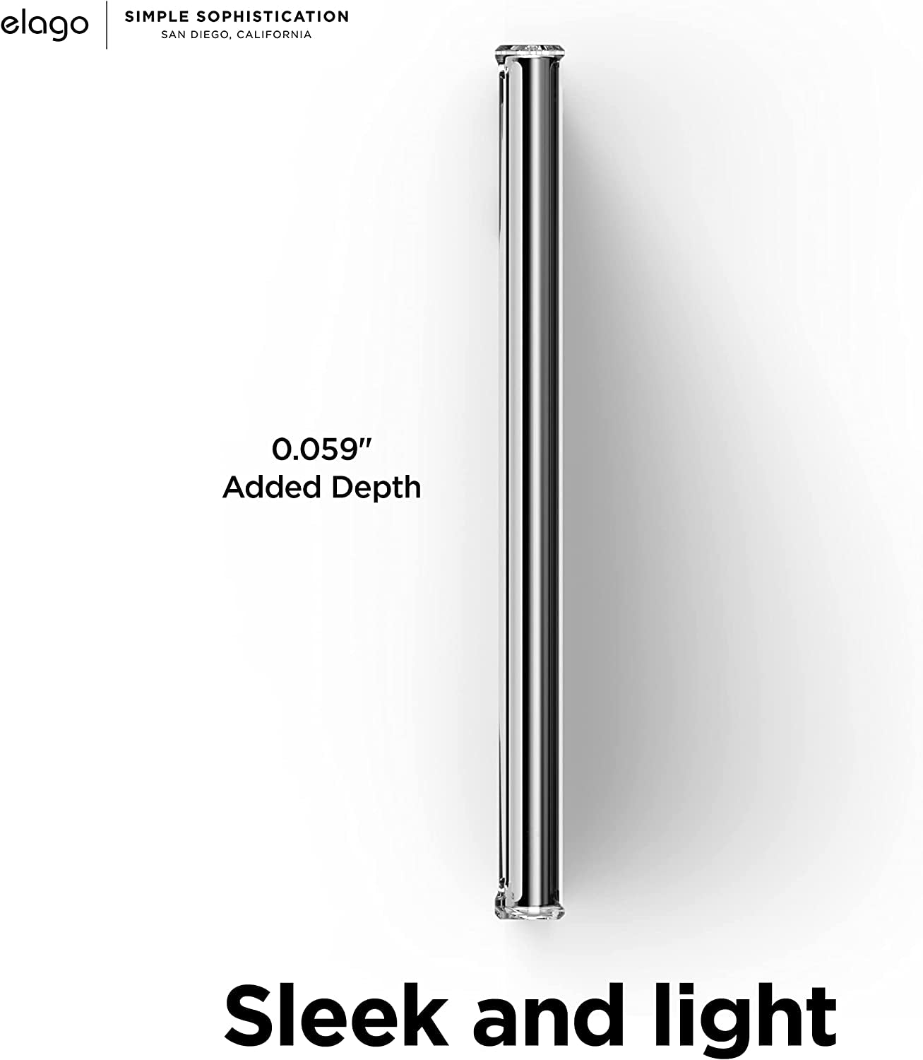 Elago Clear Case Designed for Samsung Galaxy S22 Ultra - Precise Camera Cutouts, Sleek and Light Design, Protective Case, Shockproof Bumper Cover, Durable TPU and Polycarbonate Construction  elago   