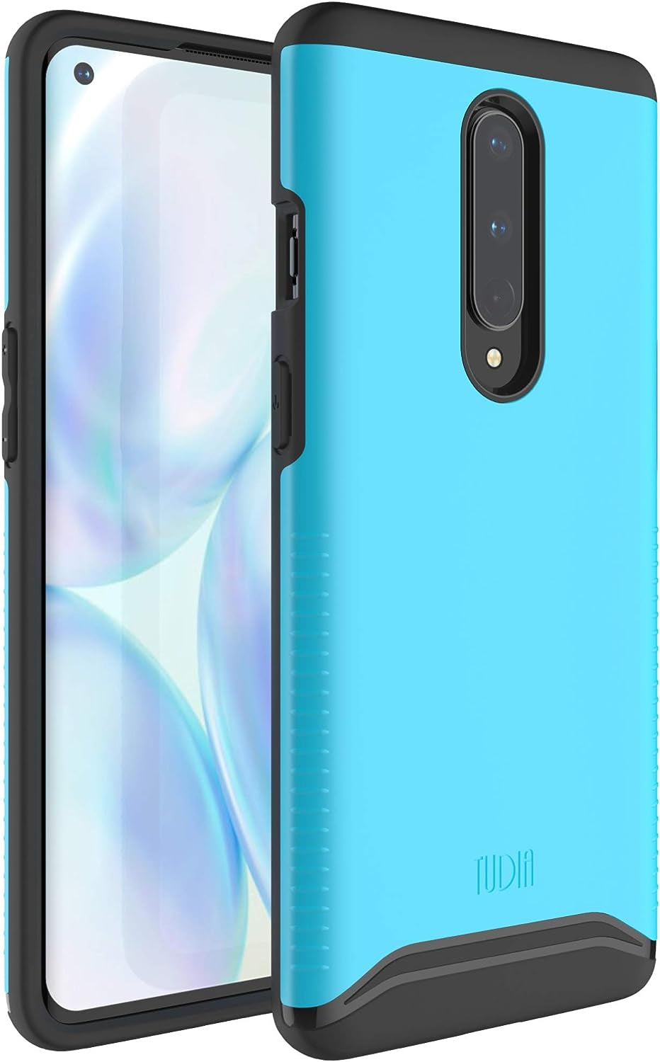 TUDIA Dualshield Designed for Oneplus 8 5G UW (Verizon Version) Case, [Merge] Shockproof Tough Dual Layer Hard PC Soft TPU Slim Protective Case Cover - Blue  TUDIA   