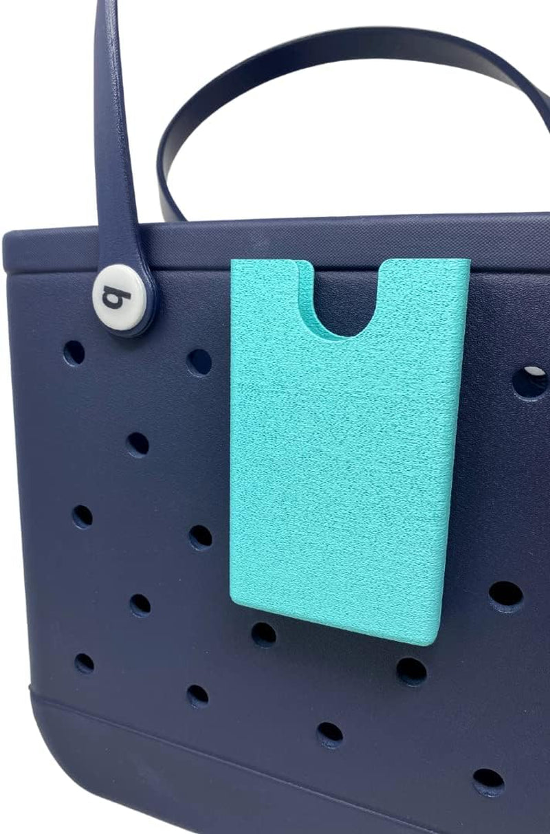 Freshe BAGLETS - Phone Holder Charm Accessory Compatible with Bogg Bags - Keep Your Phone Handy with Your Tote Bag - Made in the USA (Black)  FRESHe Teal  