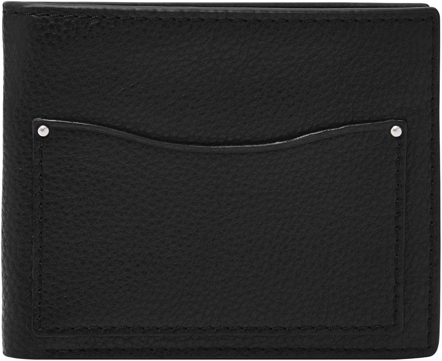 Fossil Men'S Leather Slim Minimalist Bifold Front Pocket Wallet  Fossil Anderson Black  