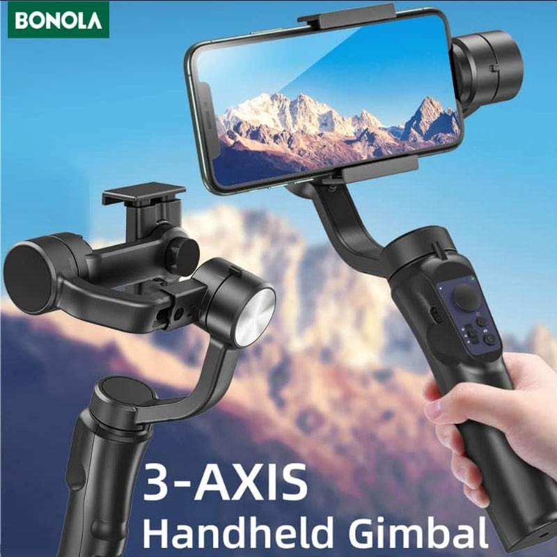 3 Axis Gimbal Stabilizer for Smartphone with Tripod,Foldable Phone Gimbal for Android and Iphone 14 PRO MAX, Stabilizer for Video Vlog Live Streaming  LinaStore   
