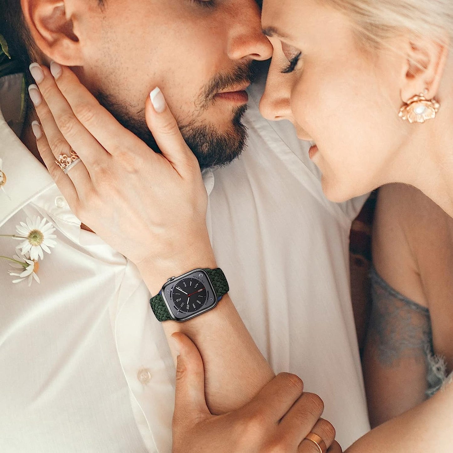 Braided Solo Loop for Apple Watch Band 40Mm 41Mm 38Mm 44Mm 45Mm 42Mm Ultra 49Mm Men/Women,Solace Stretchy Nylon Sport Wristband Strap for Iwatch Bands Series 8/7/6 5/4/3/2/1/SE 44 45 41 40 Mm  DMVEIMAL   