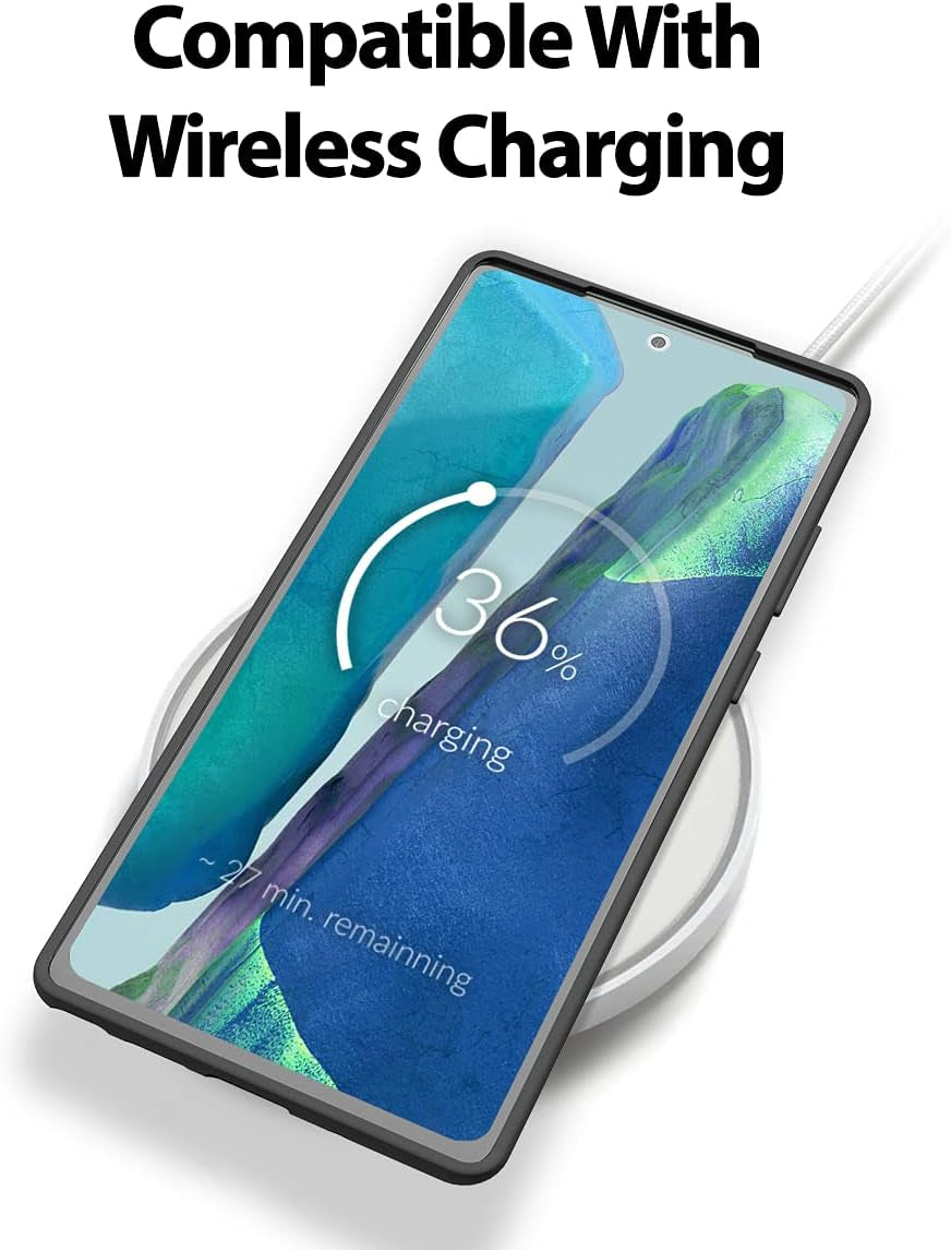 GOOSPERY Liquid Silicone Case for Galaxy Note 20 (6.7 Inches - 2020) Silky-Soft Touch Full Body Protection Shockproof Cover Case with Soft Microfiber Lining - Black  GOOSPERY   