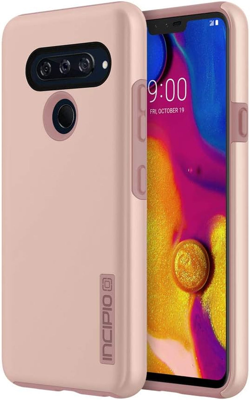 Incipio Dualpro Case Compatible with LG V40 Thinq - Iridescent Rose Gold  Incipio   