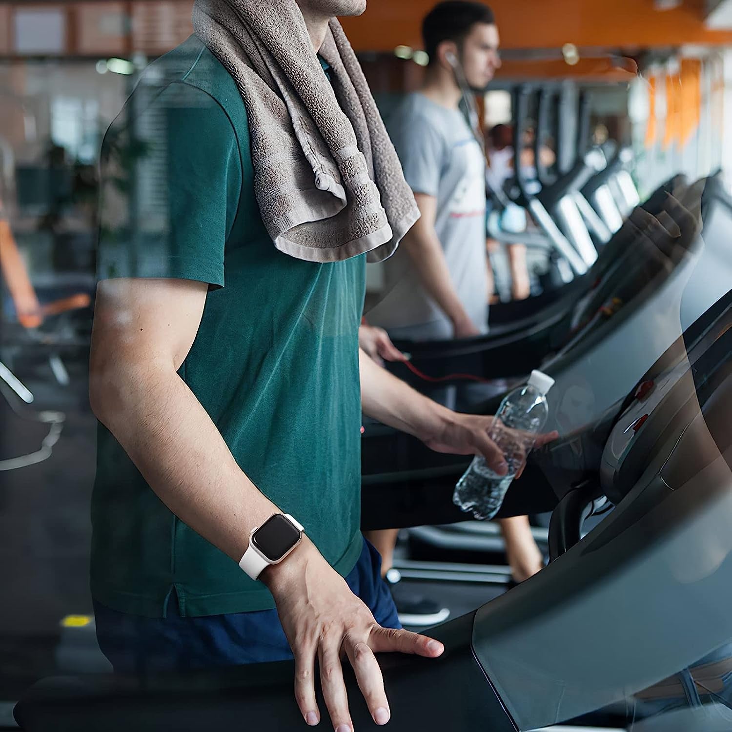 WJK 15 Pack Sport Bands Compatible with Apple Watch Bands 40Mm 38Mm 41Mm 42Mm 44Mm 45Mm 49Mm Women Men, Soft Silicone Waterproof Strap Wristbands for Iwatch Series Ultra SE 8 7 6 5 4 3 2 1  WJK   