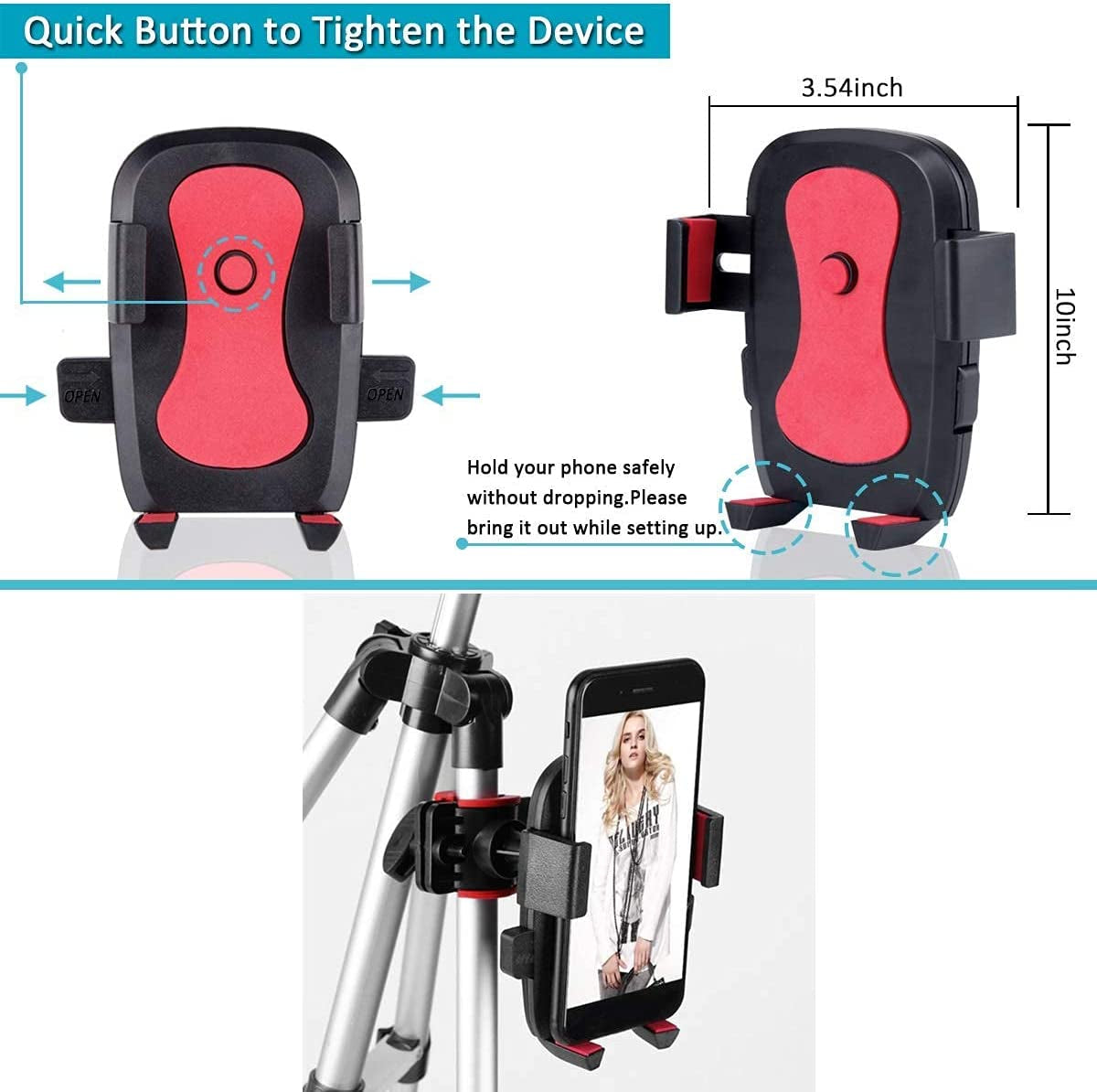 NOWXIIU Ring Light with Tripod Stand 7.9" for Youtube Video and Selfie/Makeup, Mini Desk LED Camera Flash Light with Cell Phone Holder Desktop Lamp 3 Light Modes & 11 Brightness Level  NOWXIIU   