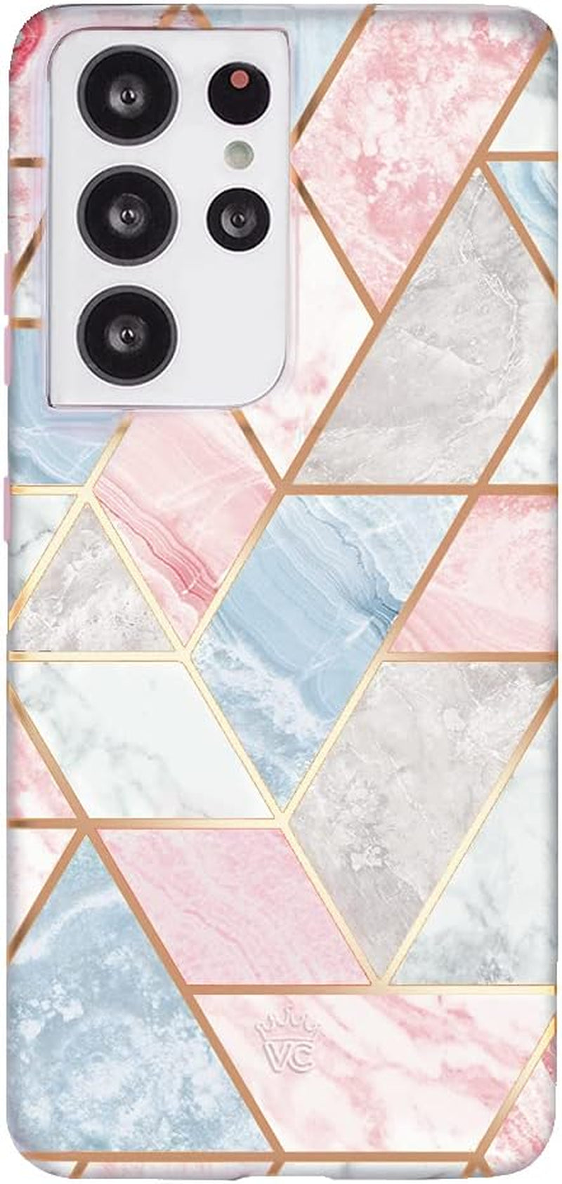 Velvet Caviar Compatible with Samsung Galaxy S21 Ultra Case [8Ft Drop Tested] W/Microfiber Lining - Cute Protective Phone Cases (Geometric Marble)  Velvet Caviar   