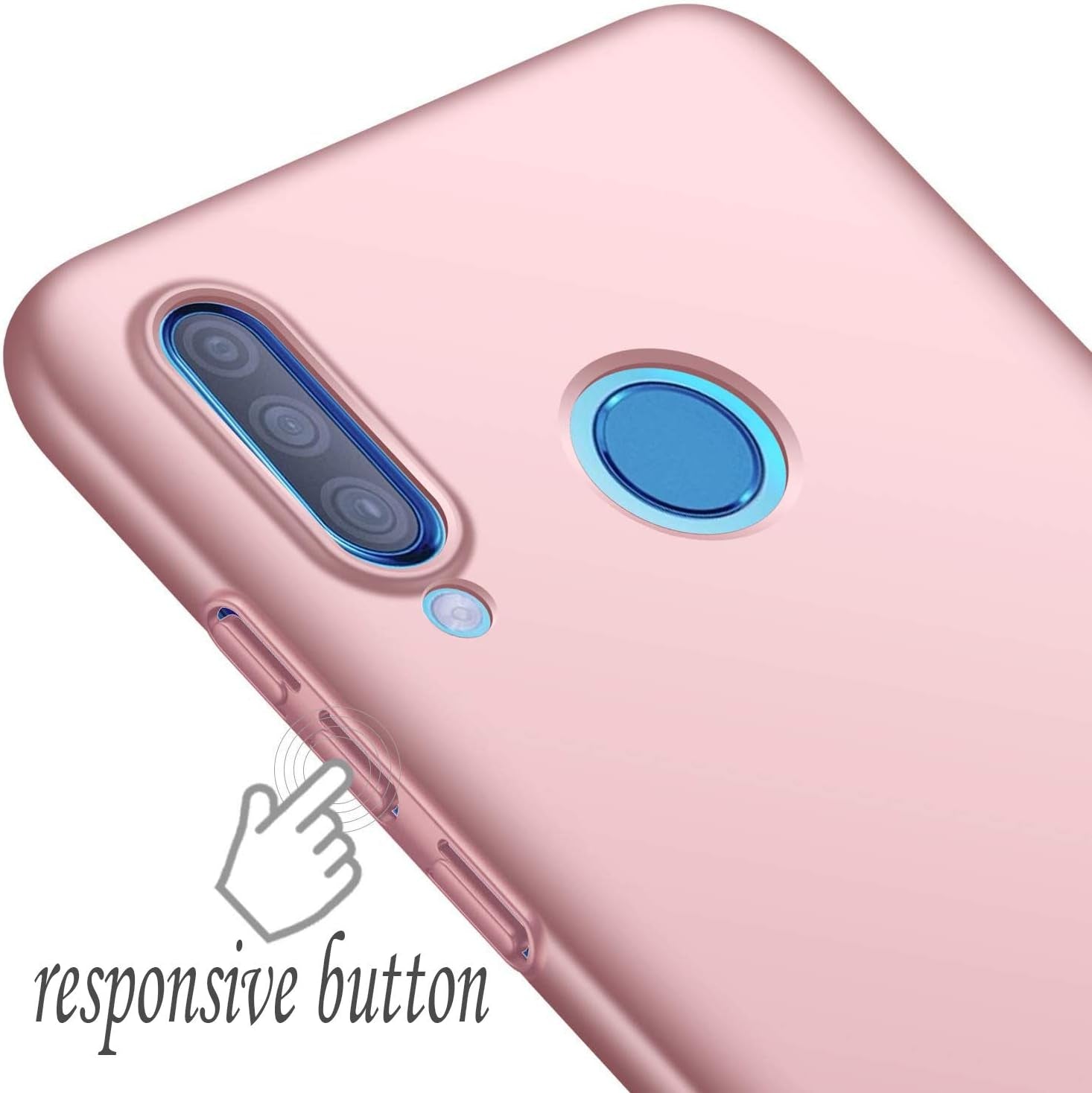 Winpromise Phone Case for Huawei P30 Lite Case [Anti-Scratch] [Durable Premium Plastic] [Ultra Thin] [Silky Feel] Slim Protective Hard Cover for Huawei P30 Lite (Pink)  Winpromise   